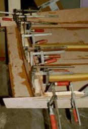 Aufdoppeln der Kante